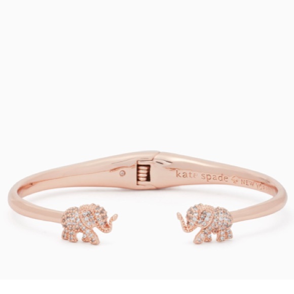 kate spade Jewelry - Kate Spade ♠️ NWT Rose Gold Elephant Bracelet